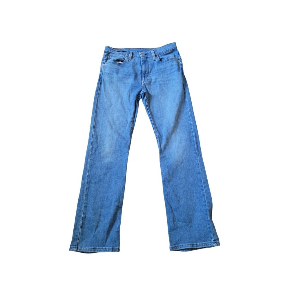 Levi's Mens 550 Blue Denim Relaxed Straight Leg Jeans Size 33x30 Western Cowboy